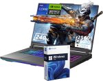 اسس لابتوب العاب روج ستريكس G16 16 انش 240Hz انتل i9-14900HX(24 نواة)، انفيديا جيفورس RTX 4060، ذاكرة RAM DDR5 64GB، SSD 4TB، واي فاي 6، كيبورد باضاءة خلفية، ويندوز 11 برو