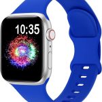 تريجر ماكس سوار رياضي متوافق مع سوار ساعة ابل 38 ملم 40 ملم 41 ملم 42 ملم 44 ملم 45 ملم 49 ملم، سوار بديل من السيليكون الناعم متوافق مع ساعة ابل سلسلة 9 الترا 8 7 6 5 4 3 2 1 اس اي للرجال والنساء