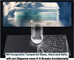 ⁦Screen Protector Foils Compatible With Mercedes For Benz S-Class W222 W223 2021-2025 Car GPS Navigation Screen Film Glass Protector Dashboard Display Film (21-25 S-class GPS film 12.8 inches)⁩ - الصورة ⁦4⁩