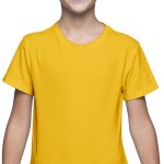 يانك تي شيرت قطن باكمام قصيرة ورقبة دائرية متعدد الاستخدامات للاولاد والبنات - سادة، تي شيرت مريح مثالي للمدرسة واللعب والارتداء الكاجوال