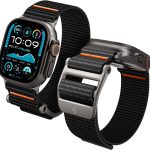 سبايجن سوار ديورا برو فليكس الترا مصمم لساعة ابل الترا 2 / الترا 49 ملم، سلسلة 9/8/SE2/7/6/SE/5/4/3/2/1 مقاس 45 ملم/44 ملم/42 ملم قابل للتعديل