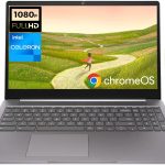 لينوفو لابتوب ايديا باد 3i 15.6 انش FHD كروم بوك، معالج انتل سيليرون N4500، ذاكرة RAM 4GB، تخزين 192GB (64GB eMMC + ذاكرة فلاش 128GB)، كاميرا ويب، واي فاي 6، بلوتوث، قارئ بطاقة SD، HDMI، رمادي ارتيك