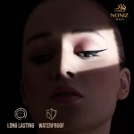 ⁦نونيز قلم تحديد عيون سائل اسود - مقاوم للماء مطفي للغاية ويدوم طويلا - قلم تحديد عيون اسود - اسود كثيف 100% - قلم تحديد ناعم وسهل الاستخدام⁩ - الصورة ⁦3⁩