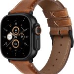 فولموسا سوار ساعة ابل من الجلد متوافق مع سوار ساعة ابل 42 ملم 44 ملم 45 ملم 49 ملم 38 ملم 40 ملم 41 ملم، سوار اي ووتش بديل لساعة ابل الترا 2/الترا سلسلة 9/8/7/6/5/4/3/2/1/SE/SE2