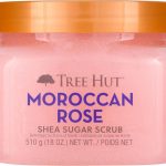 تري هات مقشر شوجر الشيا بالورد المغربي، 18 اونصة
