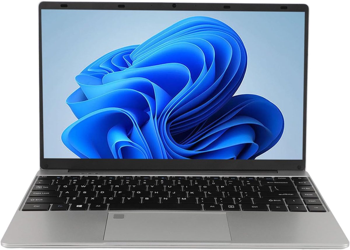 جيني لابتوب 14.1 كول نوتيزبوك رفيع للغاية بذاكرة RAM 12GB وشاشة عرض ال سي دي FHD IPS 2.00GHz للترفيه (مقبس بريطاني 12GB+512GB)