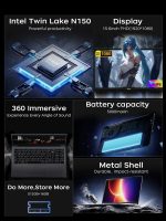 ⁦AOC لابتوب 2025 بمعالج انتل رباعي النواة توين ليك N150 (حتى 3.6GHz) 16GB DDR4 512GB SSD 15.6 انش FHD ويندوز 11 برو، هيكل معدني، نوع C⁩ - الصورة ⁦2⁩