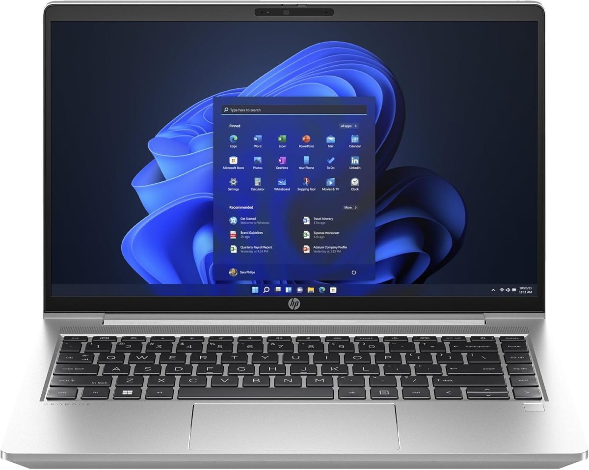 ⁦HP نوت بوك برو بوك 440 G10 - تصميم مفصل 177 درجة - انتل كور i5 i5-1334U / 1.3 جيجاهرتز - ويندوز 11 برو - بطاقة رسومات انتل ايريس اكس اي - ذاكرة RAM 16GB - 512GB SSD NVMe⁩ - الصورة ⁦2⁩