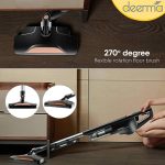⁦ديرما مكنسة كهربائية محمولة باليد DX600 2 في 1 بسعة كبيرة 800 مل وسلة غبار 15 كيلو باسكال وقوة شفط 15 كيلو باسكال وفلتر من الستانلس ستيل و4 طبقات فلتر هيبا متعددة الوظائف 600 واط - اسود⁩ - الصورة ⁦6⁩