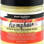 وصفات بذور الكتان من آنت جاكي لترميم الشعر، قناع ترطيب لترميم الشعر التالف، ويساعد على جماية وإصلاح الشعر التالف، عبوة سعة 425 مل