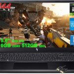 ايسر لابتوب العاب نيترو 5 بشاشة 15.6 انش FHD IPS 144Hz ومعالج انتل ثماني النواة i5-13420H (>i7-12650H) وDDR5 16GB وSSD 512GB وبطاقة عرض مرئي جيفورس RTX 3050 6GB واضاءة خلفية ثاندربولت ويندوز 11 برو
