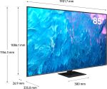 ⁦سامسونج 85 بوصة 4K QLED HDR+ معالج كوانتوم لتعزيز الحركة QA85Q70CAUXZN - ضمان لمدة عام (موديل 2023 - نسخة الامارات العربية المتحدة)⁩ - الصورة ⁦2⁩