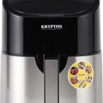 كريبتون مقلاة هوائية رقمية 1500 واط 3.5 لتر بتقنية دوران الهواء الساخن للقلي الجاف الخالي من الزيت قليل الدسم لطهي الطعام الصحي - سلة غير لاصقة، امنة للاستخدام في غسالة الصحون، حماية من الحرارة