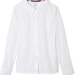 فرنش توست بلوزة منسوجة باكمام طويلة مع ياقة بيتر بان (ستاندرد وبلاس)