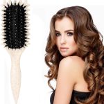 فرشاة شعر مجعد للرجال والنساء من اواسيسجالور، فرشاة تحديد التجعيدات للتمشيط والتشكيل، تقلل من السحب وفصل التجعيد للحصول على تموجات محددة