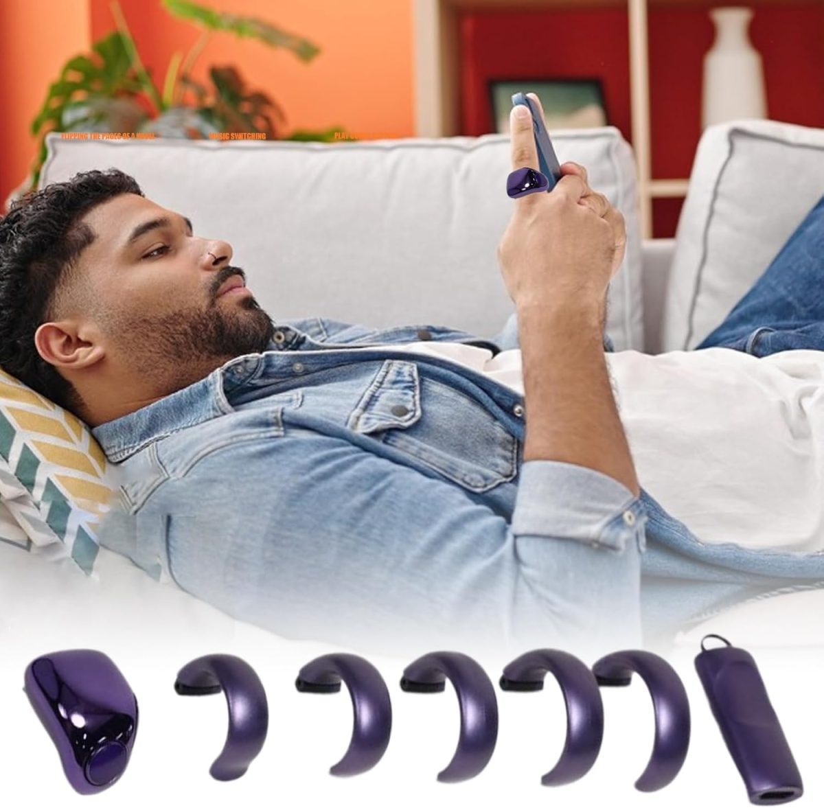⁦عداد خواتم - عداد رقمي لاسلكي محمول - 5 احجام، حلقة عد رقمية صغيرة مقاومة للماء للصلاة والمنزل والسفر⁩ - الصورة ⁦9⁩