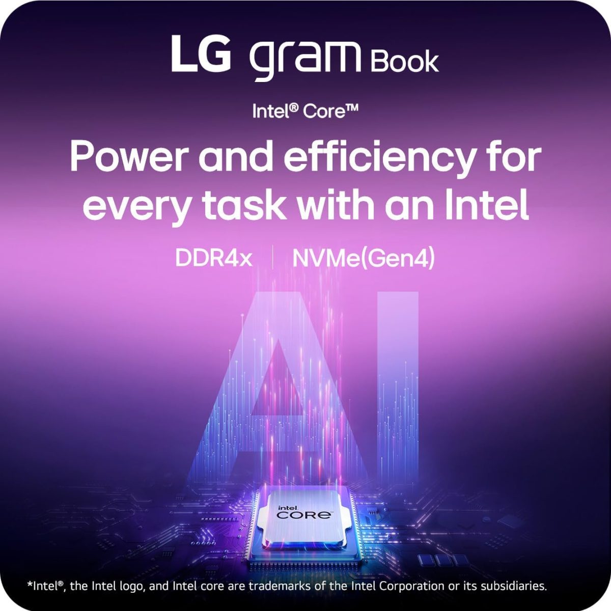 ⁦LG لابتوب جرام بوك خفيف الوزن 15 انش، معالج انتل كور i5-1334U، ويندوز 11 هوم، ذاكرة رام 8 جيجا، 256 جيجا اس اس دي - فضي تيتان⁩ - الصورة ⁦4⁩