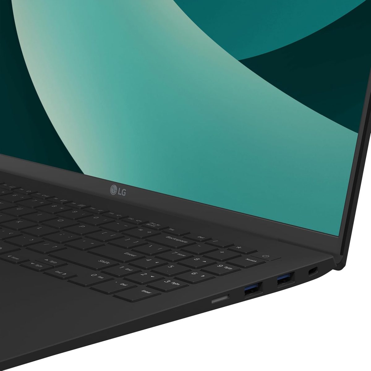 ⁦LG لابتوب جرام رفيع وخفيف الوزن 16 انش، كوبايلوت + كمبيوتر، اصدار انتل ايفو مدعوم بمعالج انتل كور الترا9 288 فولت، ويندوز 11 هوم، ذاكرة RAM 32GB، SSD 2TB، اسود اوبسيديان⁩ - الصورة ⁦8⁩