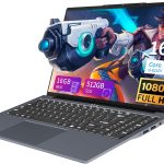 KUMNOSAL 16 Inch Laptop Computer, FHD IPS 1200p Screen, Gaming Laptop i5 (Up to 3.6GHz) for 16GB LPDDR4 RAM 512GB SSD, 180 Angle Open WiFi 5 HDMI Backlit Keyboard UHD Graphics 617 with Numeric Keypad