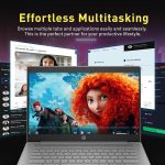 ⁦HP لابتوب كروم بوك 14 انش HD فلاجشيب للطلاب والاعمال، معالج سيليرون رباعي النواة N4120، ذاكرة RAM 4GB، تخزين 192GB (64GB eMMC + بطاقة 128GB)، كاميرا ويب، واي فاي، بطارية طويلة، كروم OS+ ملحق هابكسيل⁩ - الصورة ⁦6⁩
