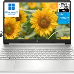 HP لابتوب 15 بشاشة FHD 15.6 انش ومعالج انتل رباعي النواة i5-1135G7 الجيل 11 (افضل من i7-1160G7) وRAM 16GB وSSD PCIe 512GB وبطاقة رسومات انتل ايرس Xe وكيبورد رقمية وبلوتوث 5.2 وHDMI وويندوز 11 (مطور)