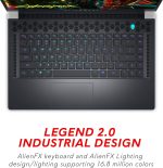 ⁦الينوير لابتوب العاب X15R1، شاشة 15.6 انش FHD (1920x1080) 360Hz 1 مللي ثانية، معالج انتل كور i7-11800H، ذاكرة RAM DDR4 16GB، SSD 1TB، انفيديا جيفورس RTX 3070 DDR6، ويندوز 11 هوم، ضوء القمر⁩ - الصورة ⁦3⁩