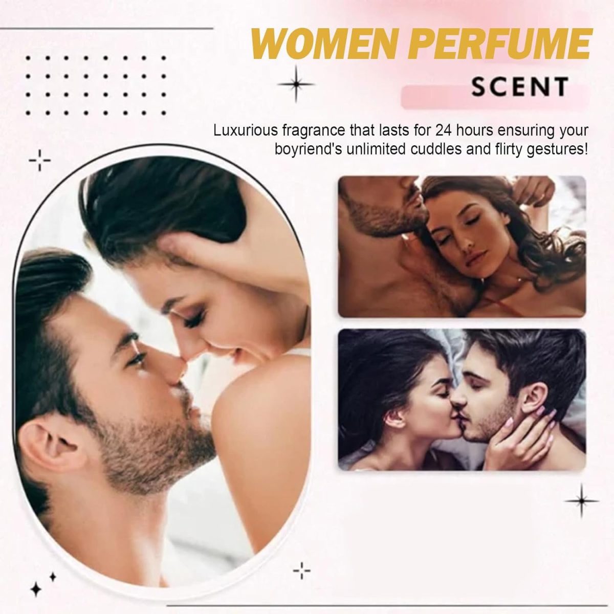 ⁦عطر فيرومون للنساء من ازوني - عطر باريس باشن ناتشورال اتراكشن، عطر دوار يدوم طويلا، رائحة آسرة لتعزيز الثقة للنساء لجذب الرجال (قطعتين)⁩ - الصورة ⁦2⁩