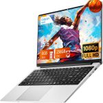 لابتوب كومنوسال N4000 بشاشة 15.6 انش للطلاب مع ذاكرة RAM 8GB وSSD 256GB ونت بوك خفيف ورفيع وواي فاي 5 وميني HDMI و180 زاوية فتح وبلوتوث 5.0 وUSB 3.0 للطلاب والاعمال