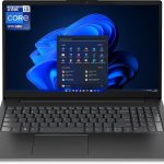 لينوفو لابتوب V15 G4 IRU 83A100KEIX بشاشة FHD مقاس 15.6 انش ومعالج انتل i3-1315U وذاكرة RAM DDR4 سعة 8GB وSSD NVMe 512GB وويندوز 11 برو