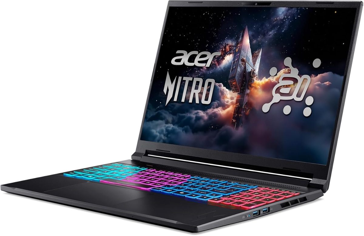 ⁦ايسر لابتوب العاب نيترو في 16S بالذكاء الاصطناعي | معالج AMD رايزن 7 260 | وحدة معالجة الرسومات الجرافيكية انفيديا جيفورس RTX 5060 (572 AI Tops) | شاشة 16 انش WUXGA IPS 180Hz | 32GB DDR5 | 1TB جيل 4⁩ - الصورة ⁦11⁩
