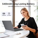⁦ايركسوان لابتوب بشاشة مزدوجة 15.6 انش + شاشة لمس 7 انش وذاكرة RAM 16GB وSSD 512GB ومعالج انتل N100 الجيل 12 (حتى 3.4GHz) وويندوز 11 وكيبورد باضاءة خلفية وبصمة اصبع⁩ - الصورة ⁦8⁩