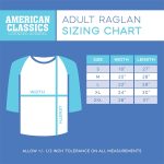 ⁦تي شيرت ديف ليبارد 80s Heavy Metal Band RocknRoll Brit Flag Logo Adult Raglan T⁩ - الصورة ⁦5⁩