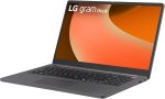 ⁦LG لابتوب جرام بوك خفيف الوزن 15 انش، معالج انتل كور i5-1334U، ويندوز 11 هوم، ذاكرة رام 8 جيجا، 256 جيجا اس اس دي - فضي تيتان⁩ - الصورة ⁦9⁩