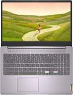 ⁦لينوفو لابتوب ايديا باد 3i 15.6 انش FHD كروم بوك، معالج انتل سيليرون N4500، ذاكرة RAM 4GB، تخزين 192GB (64GB eMMC + ذاكرة فلاش 128GB)، كاميرا ويب، واي فاي 6، بلوتوث، قارئ بطاقة SD، HDMI، رمادي ارتيك⁩ - الصورة ⁦3⁩