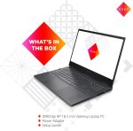 ⁦لابتوب العاب اومن 16-c0009ne بشاشة FHD 16.1 انش وAMD رايزن™ 7 و16GB RAM وSSD 1 TB وAMD راديون ™ RX 6600M 8GB، ويندوز 10، كيبورد انجليزي - عربي، فضي من اتش بي⁩ - الصورة ⁦7⁩