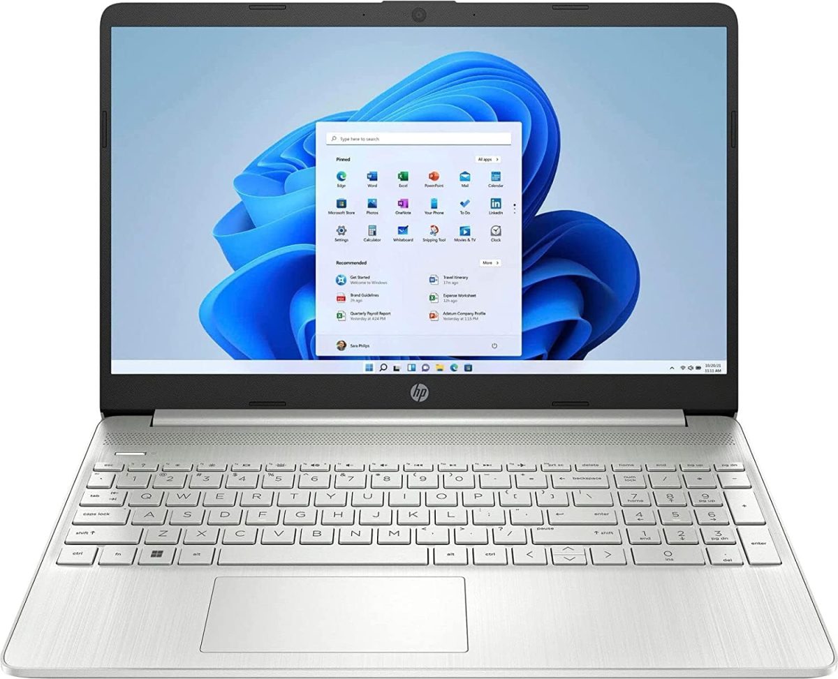 ⁦HP لابتوب فلاج شيب بشاشة لمس 15.6 HD IPS رباعي النواة i5-1135G7 (حتى 4.2GHz افضل من i7-1060G7) وRAM 16GB وSSD PCIe 512GB وبطاقة عرض مرئي ايرس Xe وبلوتوث وواي فاي وويندوز 11 هوم اس وملحقات جي ام⁩ - الصورة ⁦3⁩