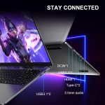 ⁦لابتوب العاب 16 انش 2.5K IPS، لابتوب 16GB DDR5 1TB SSD معالج AMD رايزن 7 7840HS (حتى 5.1GHz)، لابتوب تقليدي واي فاي 6 بلوتوث 5.2 USB 3.1×3 HDMI × 1 منفذ صوت ×1 نظام تبريد للالعاب⁩ - الصورة ⁦4⁩