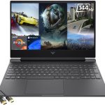 HP Victus Gaming Laptop, 15.6" FHD IPS 144Hz Display, AMD 6-Core Ryzen 5 7535HS(Beat i7-11600H), GeForce RTX 2050, 32GB DDR5, 2TB NVMe SSD, Backlit KB, Wi-Fi 6, RJ-45, USB-C, PDG HDMI, Win 11 Pro