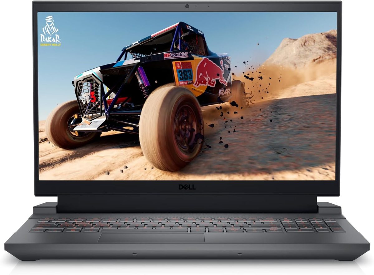 ⁦ديل لابتوب العاب G15 5530 بشاشة FHD 15.6 انش 120Hz ومعالج انتل 10 كور i5-13450HX (افضل من i7-12650H) وذاكرة RAM 16GB وSSD سعة 1TB وبطاقة عرض مرئي جيفورس RTX 3050 باضاءة خلفية USB-C وويندوز 11، اسود⁩ - الصورة ⁦2⁩