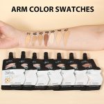 ⁦Liquid Foundation, Hydrating Matte Sunscreen Foundation with SPF 50+ Face Makeup Concealer for Normal to Oily (10ml, Natural White 05)⁩ - الصورة ⁦6⁩