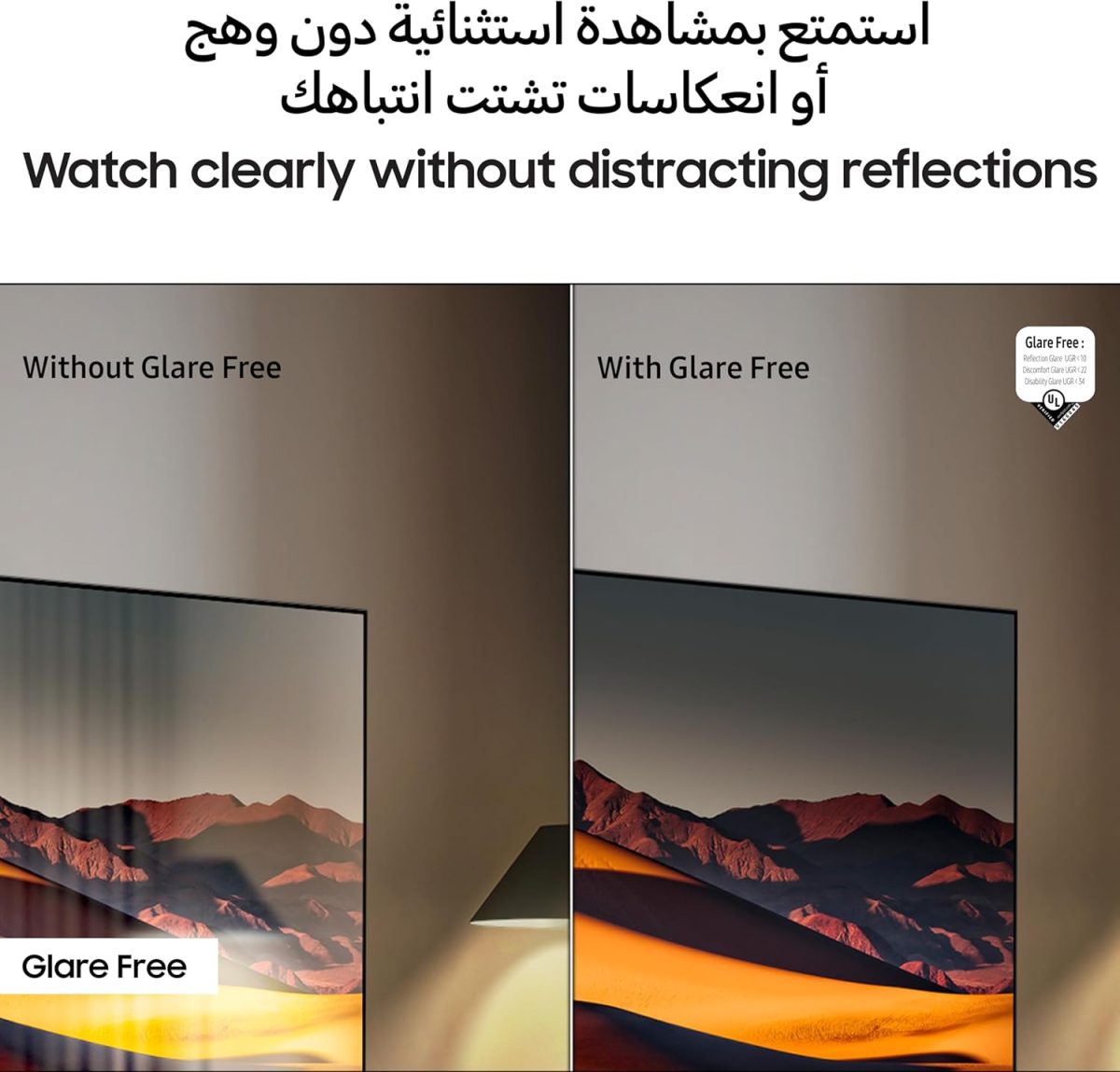 ⁦سامسونج تلفزيون نيو QLED 55 بوصة، QN90F، 4K، LED صغير، معالج NQ4 AI الجيل الثالث، ترقية 4K بالذكاء الاصطناعي، خال من الوهج، نيو كوانتوم HDR+، سامسونج Vision AI (2025 - نسخة الامارات العربية المتحدة)⁩ - الصورة ⁦5⁩