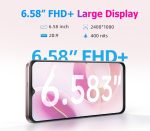 ⁦كوبت هاتف ذكي P80 اندرويد 13 بذاكرة RAM 8GB وروم 512GB وشاشة 6.55 انش FHD+ وبطارية 5200mAh وكاميرا خلفية 48MP وكاميرا امامية 24MP و4G ثنائي شرائح الاتصال وبصمة اصابع/ان اف سي/او تي جي/اصدار عالمي⁩ - الصورة ⁦3⁩