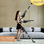 ⁦ديرما مكنسة كهربائية محمولة باليد DX600 2 في 1 بسعة كبيرة 800 مل وسلة غبار 15 كيلو باسكال وقوة شفط 15 كيلو باسكال وفلتر من الستانلس ستيل و4 طبقات فلتر هيبا متعددة الوظائف 600 واط - اسود⁩ - الصورة ⁦2⁩