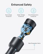 ⁦انكر شاحن سيارة 167.5 واط بحد اقصى 3 منافذ، محول سيارة USB-C لماك بوك برو/اير، سلسلة ايفون 16/15/14، سامسونج S24/S23، ايباد، هواوي، شاومي، فيفو واوبو (كيبل USB-C الى C متضمن)⁩ - الصورة ⁦5⁩