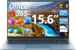 لابتوب ناكلود بذاكرة RAM 20GB و128GB EMMC+1024GB SSD قابل للتوسيع 4TB، 15.6 انش، واي فاي 6، سيليرون N5095 رباعي النواة، زاوية مفتوحة 180 درجة، 11 هوم، USB 3.2، HDMI، نوع C، 7000mAh (رمادي)
