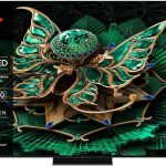 TCL تلفزيون ذكي 85 بوصة 4K QLED، تلفزيون جوجل، HDR 3000 وحدة مضيئة في البيكسل، لوحة كريستال جلو اتش في ايه، 144 هرتز، تقنية كوانتوم دوت، معالج ايه اي بي كيو برو، صوت محسن اي ماكس، تصميم نحيف 85C7K