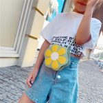 ⁦شنطة صغيرة للاطفال من ازوني بنمط اجنبي لطيف على شكل زهرة صغيرة على شكل زهرة الاميرة حقيبة ماسنجر محفظة عملات معدنية للاطفال⁩ - الصورة ⁦6⁩