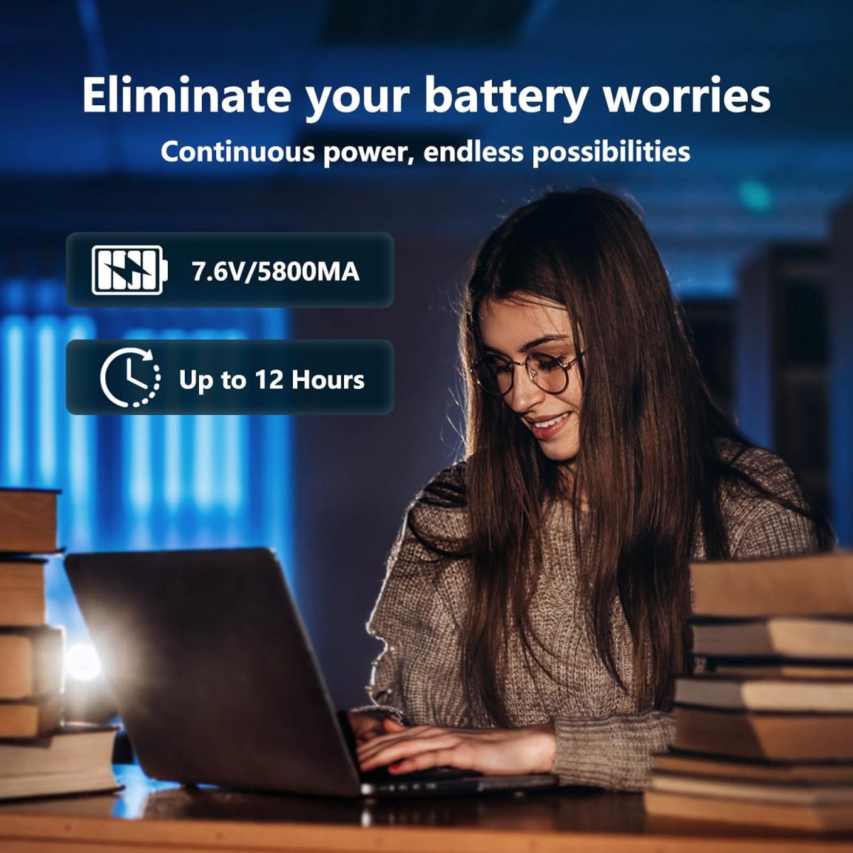 ⁦لابتوب العاب 16 انش i5 حتى 3.60GHZ، شاشة HD 1920×1200، 16GB RAM 1TB SSD، واي فاي 5، كاميرا ويب، BT5.0، منفذ HDMI صغير، ار جيه 45، كيبورد باضاءة خلفية، كمبيوتر العاب⁩ - الصورة ⁦5⁩