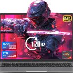 لابتوب العاب 16 انش 2.5K IPS، لابتوب 16GB DDR5 1TB SSD معالج AMD رايزن 7 7840HS (حتى 5.1GHz)، لابتوب تقليدي واي فاي 6 بلوتوث 5.2 USB 3.1×3 HDMI × 1 منفذ صوت ×1 نظام تبريد للالعاب
