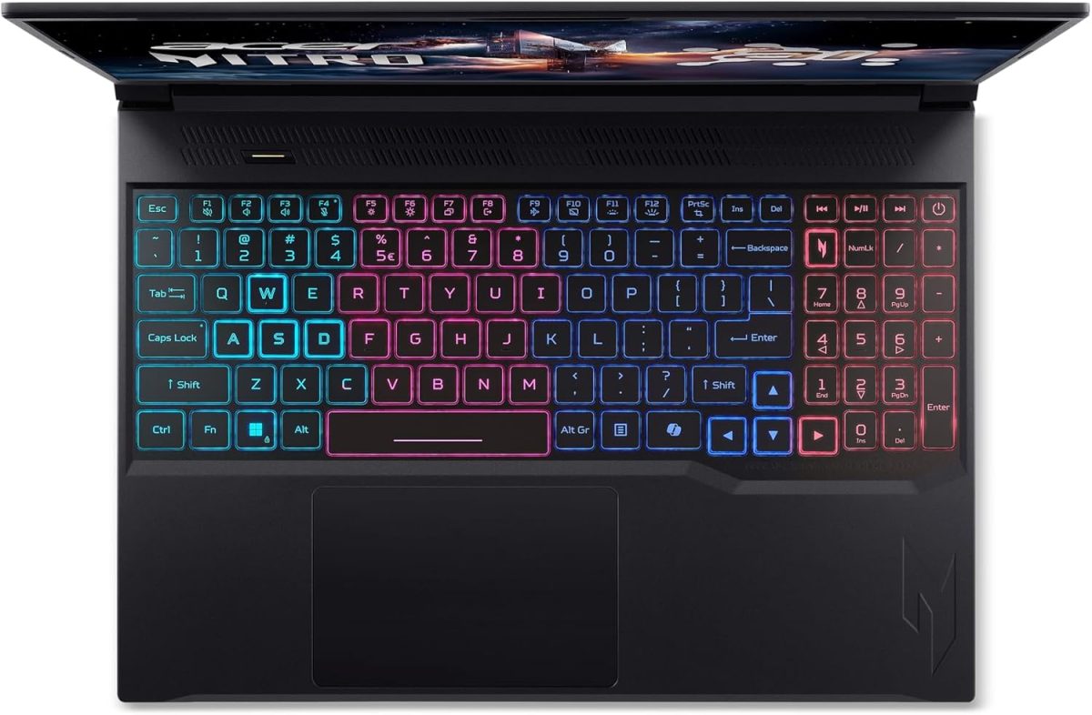 ⁦ايسر لابتوب العاب نيترو في 16S بالذكاء الاصطناعي | معالج AMD رايزن 7 260 | وحدة معالجة الرسومات الجرافيكية انفيديا جيفورس RTX 5060 (572 AI Tops) | شاشة 16 انش WUXGA IPS 180Hz | 32GB DDR5 | 1TB جيل 4⁩ - الصورة ⁦12⁩